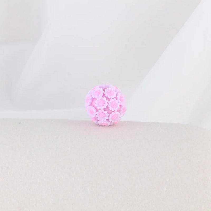 Wholesale 10pcs 2CM Sunflower Ball Soft Ceramic Beads